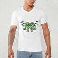 Creepin It Real Monster School Preschool Teacher Halloween Men's V-Neck T-Shirt, novelty gifts, funny gifts