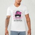 CTE Teacher In October We Wear Pink Breast Cancer Awareness Men's V-Neck T-Shirt, novelty gifts, funny gifts CTE Teacher In October We Wear Pink Breast Cancer Awareness Men's V-Neck T-Shirt, novelty gifts, funny gifts