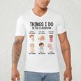 Daycare Preschool Infant Teacher Thing I Do In The Classroom Men's V-Neck T-Shirt, novelty gifts, funny gifts Daycare Preschool Infant Teacher Thing I Do In The Classroom Men's V-Neck T-Shirt, novelty gifts, funny gifts