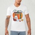 Fall Book Pumpkin Books Ghost Reading Halloween Teacher Men's V-Neck T-Shirt, novelty gifts, funny gifts Fall Book Pumpkin Books Ghost Reading Halloween Teacher Men's V-Neck T-Shirt, novelty gifts, funny gifts