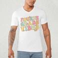 Fourth Grade Vibes Hello Team 4th Grade Teacher Kids Retro Men's V-Neck T-Shirt, novelty gifts, funny gifts Fourth Grade Vibes Hello Team 4th Grade Teacher Kids Retro Men's V-Neck T-Shirt, novelty gifts, funny gifts