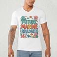 Future Marine Biologist Student Biology Teacher Kids Men's V-Neck T-Shirt, novelty gifts, funny gifts