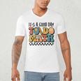 Good Day To Do Math Teacher Vintage Groovy Nerd Women Men Men's V-Neck T-Shirt, novelty gifts, funny gifts