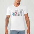 Grammar Teacher Punctuation English First Day Back To School Men's V-Neck T-Shirt, novelty gifts, funny gifts Grammar Teacher Punctuation English First Day Back To School Men's V-Neck T-Shirt, novelty gifts, funny gifts