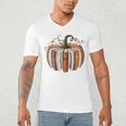 Halloween Teacher Librarians Fall Book Pumpkin Retro Reading Men's V-Neck T-Shirt, novelty gifts, funny gifts Halloween Teacher Librarians Fall Book Pumpkin Retro Reading Men's V-Neck T-Shirt, novelty gifts, funny gifts