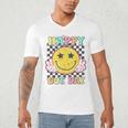 Happy Dot Day Hippie Flowers Smile Face Groovy Teacher Kids Men's V-Neck T-Shirt, novelty gifts, funny gifts Happy Dot Day Hippie Flowers Smile Face Groovy Teacher Kids Men's V-Neck T-Shirt, novelty gifts, funny gifts