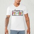 Happy Fri-Yay Friday Lovers Teacher Fri Yay Weekend Men's V-Neck T-Shirt, novelty gifts, funny gifts