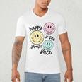 Happy To See Your Face Smile Face Teacher Back To School Men's V-Neck T-Shirt, novelty gifts, funny gifts