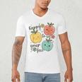 Happy To See Your Face Teacher Apple Men's V-Neck T-Shirt, novelty gifts, funny gifts Happy To See Your Face Teacher Apple Men's V-Neck T-Shirt, novelty gifts, funny gifts