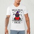 Hocus Pocus Everybody Focus Halloween Teacher For Men Women Men's V-Neck T-Shirt, novelty gifts, funny gifts Hocus Pocus Everybody Focus Halloween Teacher For Men Women Men's V-Neck T-Shirt, novelty gifts, funny gifts