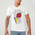 Let All That You Do Be Done In Love Christian Teacher Men's V-Neck T-Shirt, novelty gifts, funny gifts Let All That You Do Be Done In Love Christian Teacher Men's V-Neck T-Shirt, novelty gifts, funny gifts