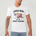 Little Miss Music Teacher Music Teacher Team Men's V-Neck T-Shirt, novelty gifts, funny gifts Little Miss Music Teacher Music Teacher Team Men's V-Neck T-Shirt, novelty gifts, funny gifts
