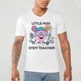 Little Miss Stem Teacher Men's V-Neck T-Shirt, novelty gifts, funny gifts Little Miss Stem Teacher Men's V-Neck T-Shirt, novelty gifts, funny gifts