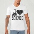 I Love Science Lover Teacher Scientist Sciences Men's V-Neck T-Shirt, novelty gifts, funny gifts