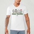 Music Teacher Christmas Holiday Wnter Music Instructor Men's V-Neck T-Shirt, novelty gifts, funny gifts Music Teacher Christmas Holiday Wnter Music Instructor Men's V-Neck T-Shirt, novelty gifts, funny gifts