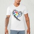 Para Heart Teacher Paraprofessional Paraeducator Men Women Men's V-Neck T-Shirt, novelty gifts, funny gifts