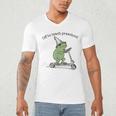 Pre K Grade Teacher Frog Back To School Preschool Men's V-Neck T-Shirt, novelty gifts, funny gifts