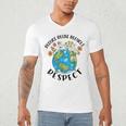 Reduce Reuse Recycle Respect Earth Day Teacher Girl Women Men's V-Neck T-Shirt, novelty gifts, funny gifts