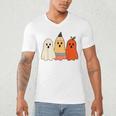Retro Pencil Ghost Boo Spooky Teacher Halloween Costume Men's V-Neck T-Shirt, novelty gifts, funny gifts Retro Pencil Ghost Boo Spooky Teacher Halloween Costume Men's V-Neck T-Shirt, novelty gifts, funny gifts