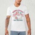 Retro Pink Christmas Santa's Favorite Art Teacher Artist Men's V-Neck T-Shirt, novelty gifts, funny gifts Retro Pink Christmas Santa's Favorite Art Teacher Artist Men's V-Neck T-Shirt, novelty gifts, funny gifts