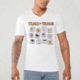 Retro Trick Or Treat Halloween Special Education Teacher Men's V-Neck T-Shirt, novelty gifts, funny gifts