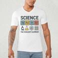 Science Teacher Periodic Table Jokes Chemistry Pun Men's V-Neck T-Shirt, novelty gifts, funny gifts