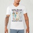 Silly Goose Teacher Club Silly Goose For Teacher Men's V-Neck T-Shirt, novelty gifts, funny gifts Silly Goose Teacher Club Silly Goose For Teacher Men's V-Neck T-Shirt, novelty gifts, funny gifts