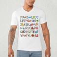 SPANISH ALPHABET MAESTRA SPANISH TEACHER Men's V-Neck T-Shirt, novelty gifts, funny gifts SPANISH ALPHABET MAESTRA SPANISH TEACHER Men's V-Neck T-Shirt, novelty gifts, funny gifts