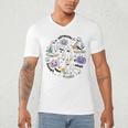Special Education Teacher Halloween Pumpkin Ghost Inclusion Men's V-Neck T-Shirt, novelty gifts, funny gifts