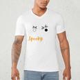 Spooky Inequalities Ghosts Halloween Math Teacher Men's V-Neck T-Shirt, novelty gifts, funny gifts Spooky Inequalities Ghosts Halloween Math Teacher Men's V-Neck T-Shirt, novelty gifts, funny gifts