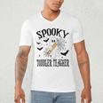 Spooky Toddler Teacher Halloween School Men's V-Neck T-Shirt, novelty gifts, funny gifts Spooky Toddler Teacher Halloween School Men's V-Neck T-Shirt, novelty gifts, funny gifts
