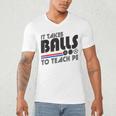 It Takes Balls To Teach PE Gym Teacher Men's V-Neck T-Shirt, novelty gifts, funny gifts It Takes Balls To Teach PE Gym Teacher Men's V-Neck T-Shirt, novelty gifts, funny gifts