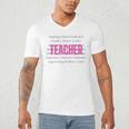 TEACH Inspirational Teacher Comfortable & Stylish T-Shirt Men's V-Neck T-Shirt, novelty gifts, funny gifts