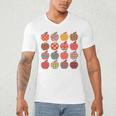 Teacher Apple Back To School Art For School Supplies Men's V-Neck T-Shirt, novelty gifts, funny gifts