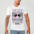 In My Teacher Era Groovy Tie Dye Back To School Cute Teacher Men's V-Neck T-Shirt, novelty gifts, funny gifts In My Teacher Era Groovy Tie Dye Back To School Cute Teacher Men's V-Neck T-Shirt, novelty gifts, funny gifts