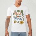 Teacher Inspire Love Men's V-Neck T-Shirt, novelty gifts, funny gifts Teacher Inspire Love Men's V-Neck T-Shirt, novelty gifts, funny gifts