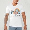 Teacher Of Visually Impaired Braille A Good Day To Learn Men's V-Neck T-Shirt, novelty gifts, funny gifts Teacher Of Visually Impaired Braille A Good Day To Learn Men's V-Neck T-Shirt, novelty gifts, funny gifts