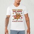 Thanksgiving Grammar Thankful English Teacher Fall Turkey Men's V-Neck T-Shirt, novelty gifts, funny gifts