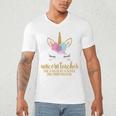 Unicorn Teacher Shirt For Women School Teacher Men's V-Neck T-Shirt, novelty gifts, funny gifts