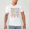 Walkie Calls Are My Cardio Special Education Teacher School Men's V-Neck T-Shirt, novelty gifts, funny gifts