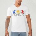 Women Art Teacher Back To School Artist Primary Color Theory Men's V-Neck T-Shirt, novelty gifts, funny gifts