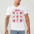 Women Second Grade Is My Jam Strawberry First Kids Teacher Men's V-Neck T-Shirt, novelty gifts, funny gifts