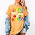 100th Day Of School Teachers Kids Girls Child Happy 100 Days Women's Comfort Colors T-Shirt Mustard 100th Day Of School Teachers Kids Girls Child Happy 100 Days Women's Comfort Colors T-Shirt Mustard