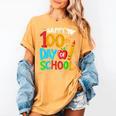 100th Day Of School Teachers Kids Happy 100 Days Women's Comfort Colors T-Shirt Mustard 100th Day Of School Teachers Kids Happy 100 Days Women's Comfort Colors T-Shirt Mustard