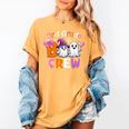3rd Grade Boo Crew Third Grade Halloween Costume Teacher Kid Women's Comfort Colors T-Shirt Mustard