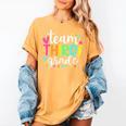 3rd Grade Team Pencil Teacher Student Back To School Girls Women's Comfort Colors T-Shirt Mustard 3rd Grade Team Pencil Teacher Student Back To School Girls Women's Comfort Colors T-Shirt Mustard