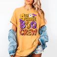 4th Grade Boo Crew Ghost Halloween Teacher Costume Women's Comfort Colors T-Shirt Mustard