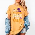 My 4th Grade Students Are a Treat Teacher Halloween Witch For Men Women Kids Women's Comfort Colors T-Shirt Mustard My 4th Grade Students Are a Treat Teacher Halloween Witch For Men Women Kids Women's Comfort Colors T-Shirt Mustard