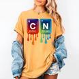 6 7 Science Chemistry Teacher Periodic Table Meme Tee Women's Comfort Colors T-Shirt Mustard