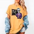 67 Math Teacher Meme Brainrot Six Seven Halloween Equation Women's Comfort Colors T-Shirt Mustard